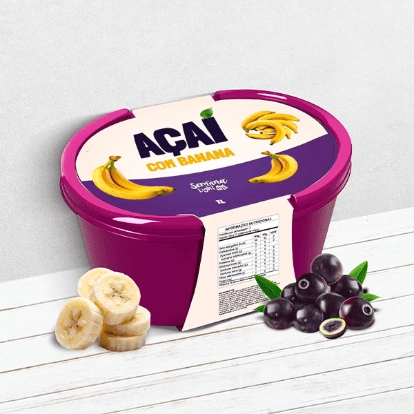 Açaí com Banana 1L