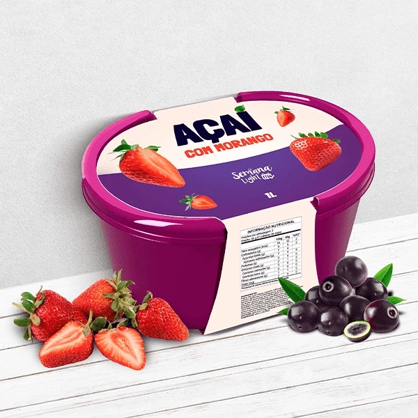 Açaí com Morango 1L